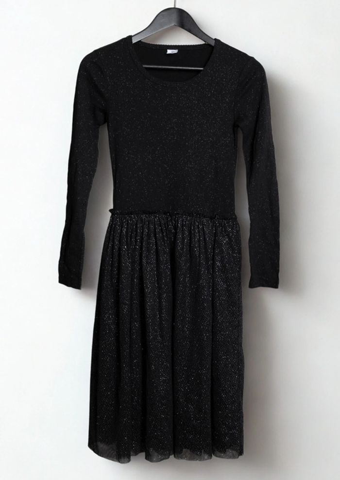 Robe noire scintillante Petit Bateau – Fille 13/14 ans (XXS)