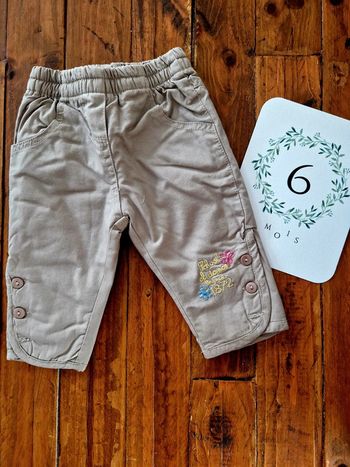 Pantalon bébé fille 6 mois