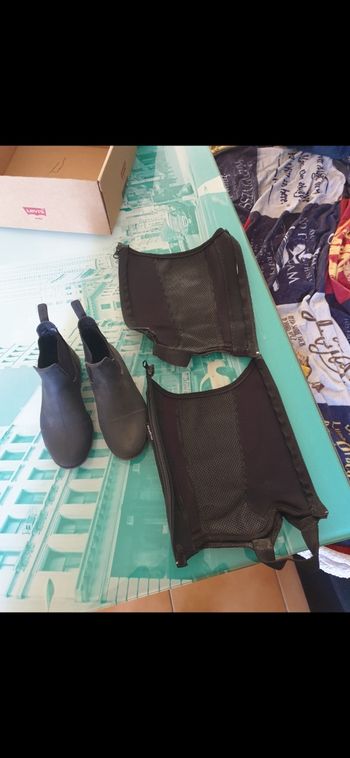 Bottines d'équitation avec chaps