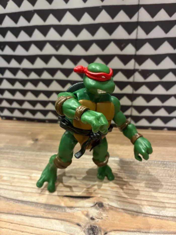 Grande figurine vintage miracles studio tortue ninja Raphaël Année 2002 Playmates toys Bon état - photo numéro 6
