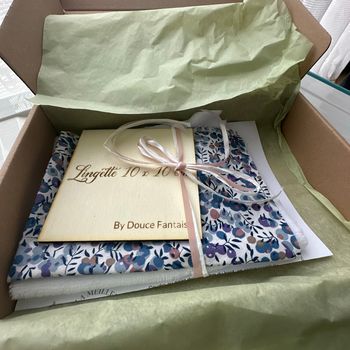 Boxe couture lingettes lavables