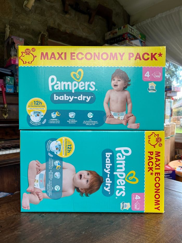 Couche taille 4 Pampers : 216couches - photo numéro 3