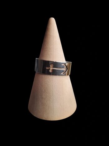 Bague ancre de marine