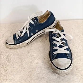 Converse basses All star - converse bleu marine basse taille 35