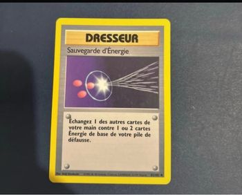 Carte Pokémon Wizards Sauvegarde d’énergie 81/102 Set de base