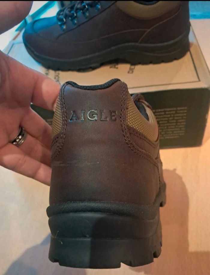 Aigle chaussures marche randonnée basse waterproof P.46 neuves - photo numéro 7