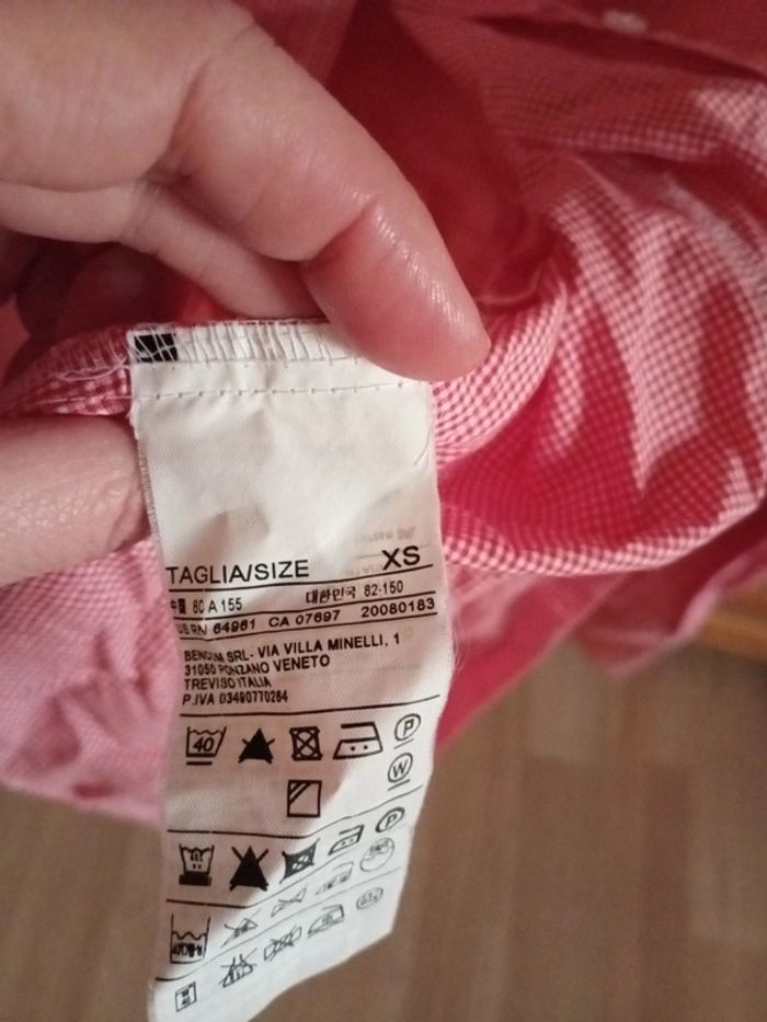 Chemise Vichy 34 United colors of Benetton - photo numéro 5