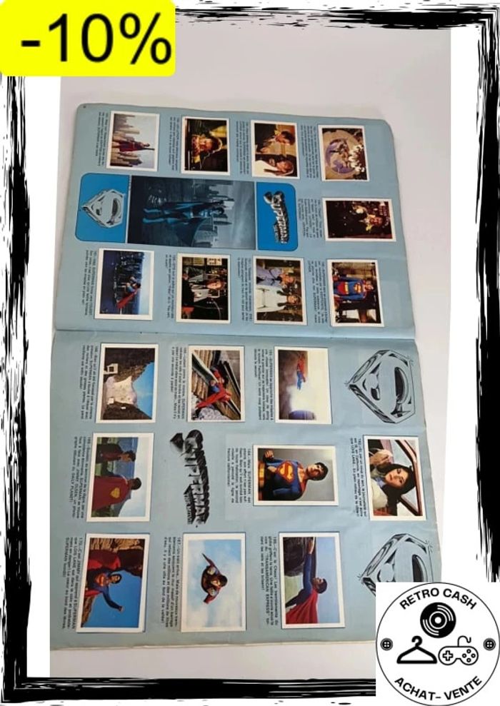 Superman The Movie - album collecteur de vignettes complet - ageducatifs - style PANINI - photo numéro 12