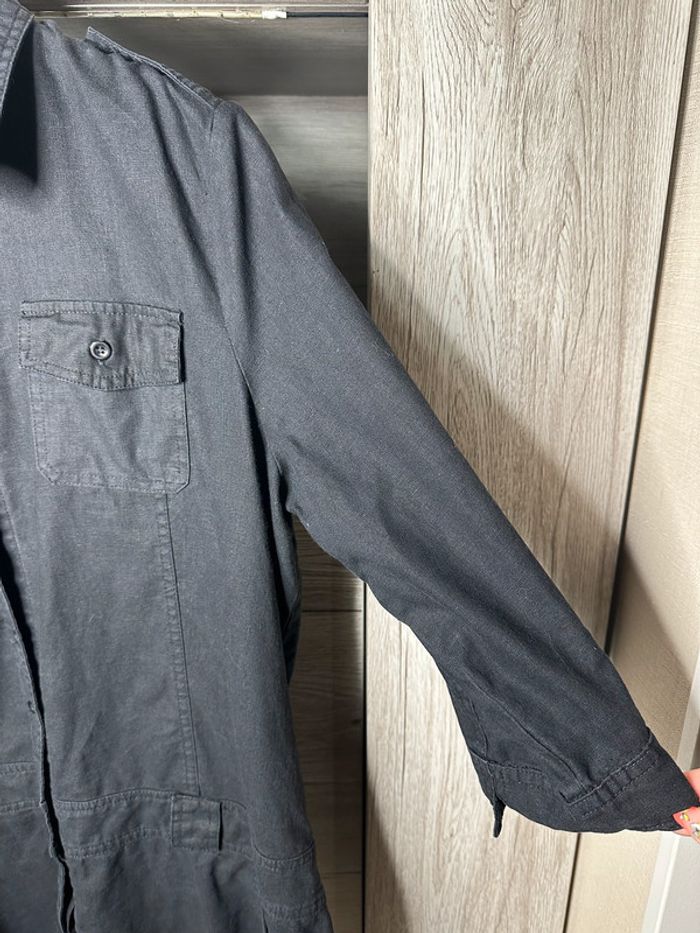 Chemise saharienne en lin - Taille 46 - photo numéro 4