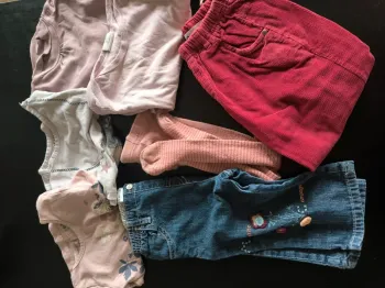 Lot vêtements fille automne hiver 18 mois