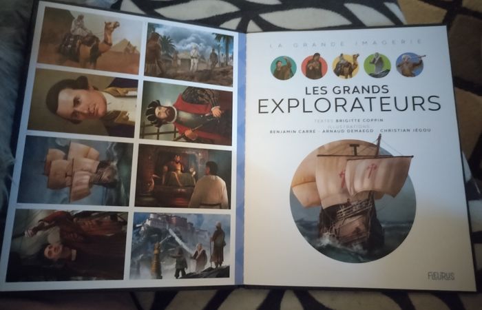 Grand livre "Les Grands Explorateurs" neuf - photo numéro 2