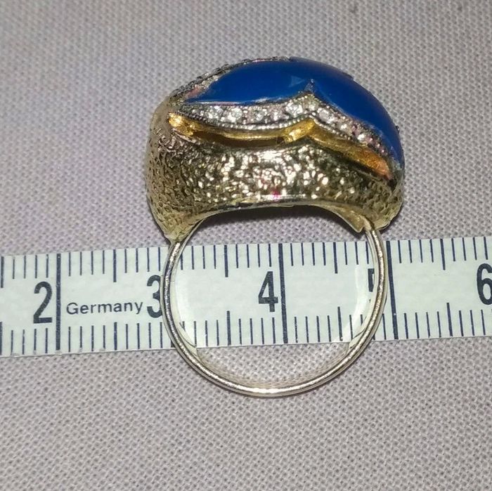 Bague ronde ancienne style rétro chic Vintage - photo numéro 8