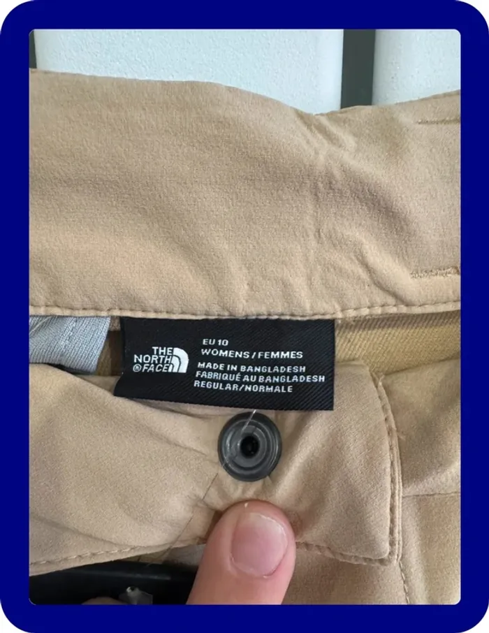 Pantalon de randonnée The North Face beige Taille L/42 - photo numéro 6