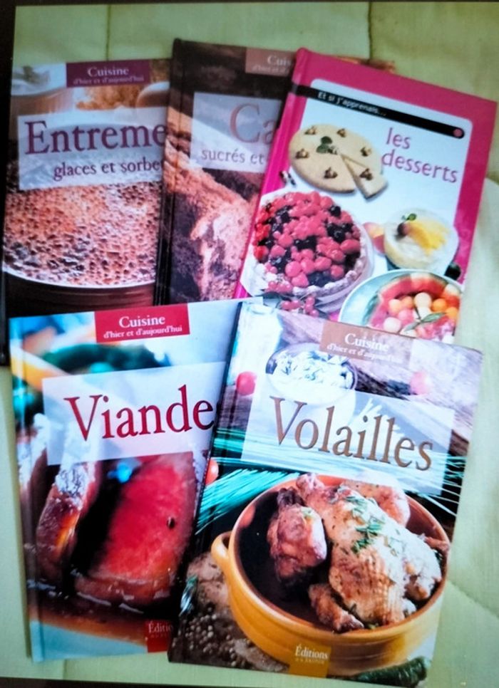 Lot de 9 livres de cuisine - photo numéro 3