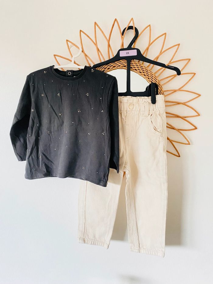 Ensemble jean & t-shirt Mango 92 cm