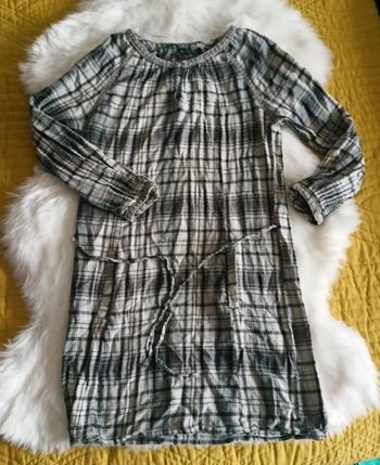 Robe à carreaux casual 12 ans