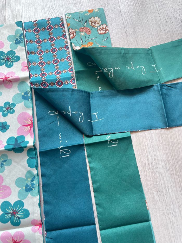 Lot de 4 bandeaux, foulards vintage - photo numéro 7