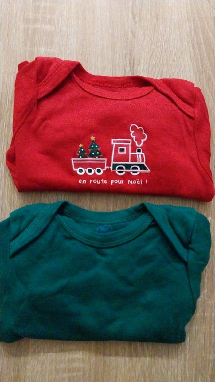 Bodies manches longues bébé garçon 9 mois - photo numéro 3