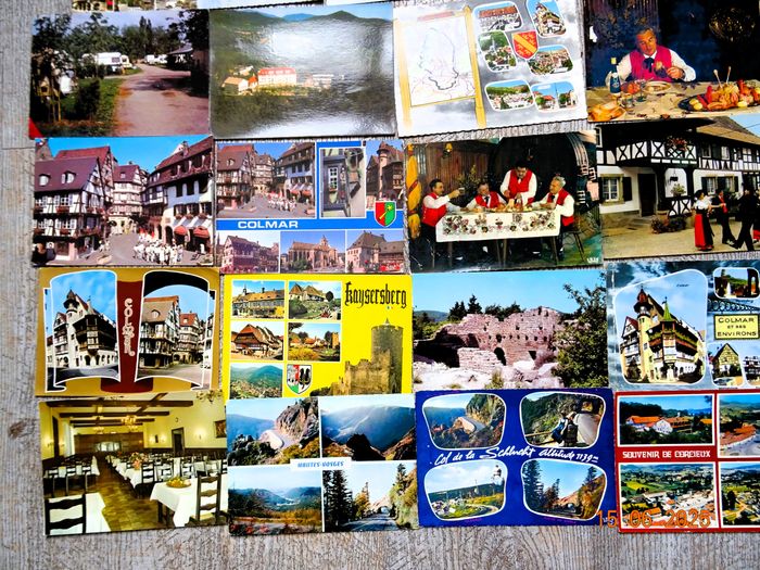 lot de cartes postale Alsace Colmar et Vosges année 70 - photo numéro 3