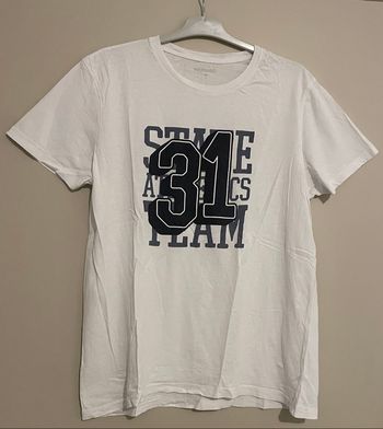 T-shirt blanc imprimé - Taille L