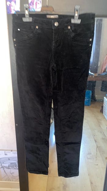 Pantalon velours noir Mim 36
