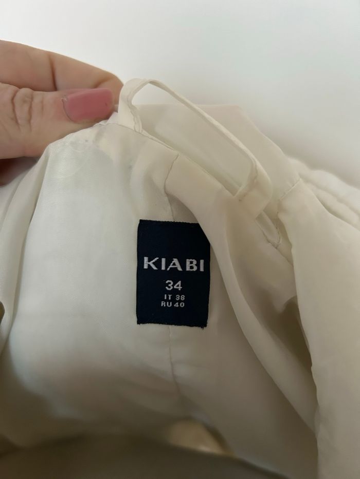 Doudoune blanche Kiabi - Taille 34 - photo numéro 3