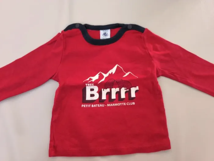 T shirt petit bateau taille 18 mois