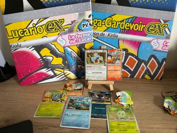Lot carte promo poster pin’s héros transcendants Pokémon 