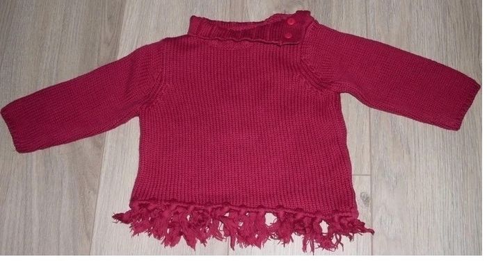 pull rouge tape à l'oeil 6 mois en tbe