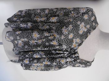 blouse mousseline fleurie marguerite  T 42 