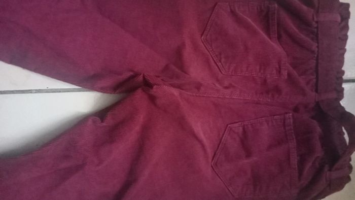 Pantalon bordeaux Okaïdi 14 ans - photo numéro 8