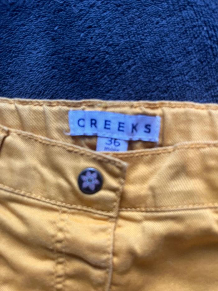 Pantalon fille 3 ans creeks moutarde - photo numéro 3