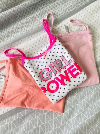 Lot de débardeurs - girly