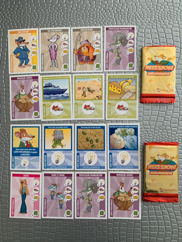 Cartes Geronimo Stilton Mission Assourdissante