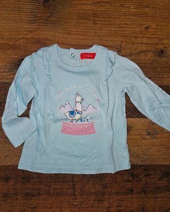 Tshirt manches longues bébé fille 12mois
