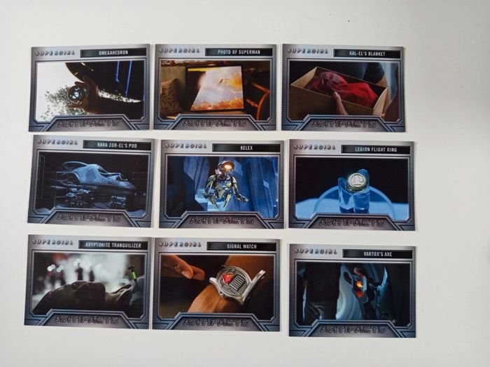 Lot 9 cartes Supergirl