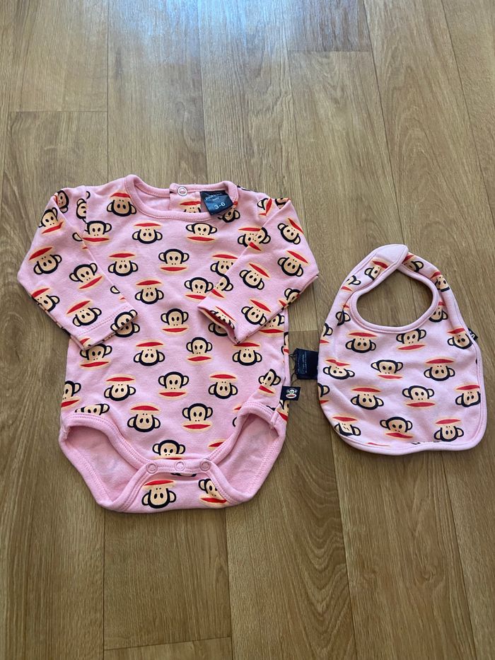 Body+ bavoir fille 3-6M