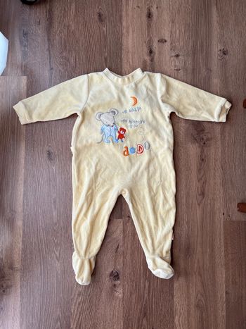 Pyjama dors-bien bébé en velours 18 mois absorba