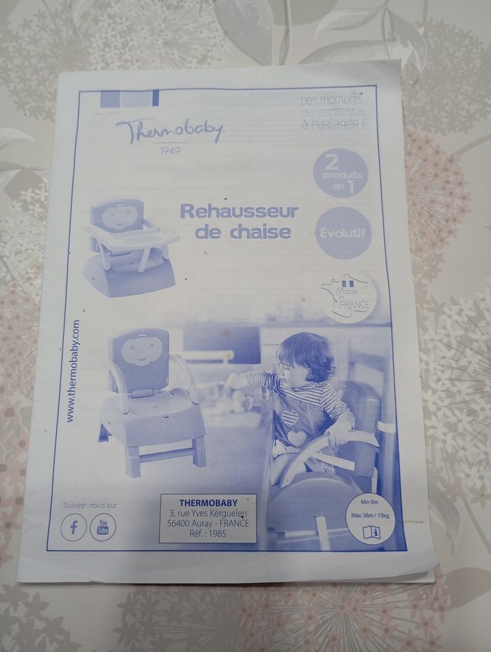 Rehausseur de chaise évolutive - photo numéro 4