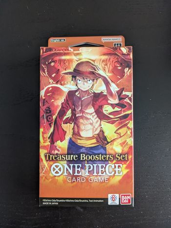 One Piece TREASURE BOOSTERS SET English 4 BOOSTER PACKS (OP-01~OP-05) Promo Card