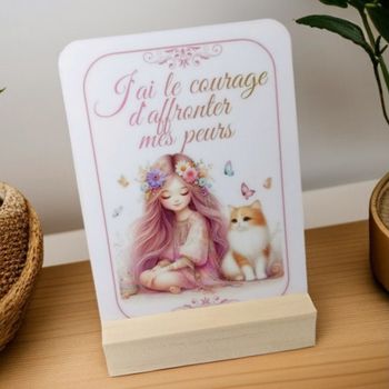 Cartes d'affirmations positives chats, Jeu éducatif bienveillant 