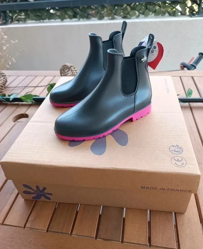 Bottines de pluie méduse pointure 30