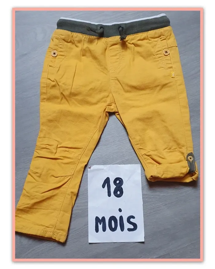 Pantalon 18mois garçon Obaïbi 80cm