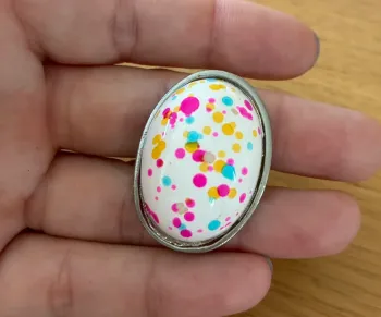 Bague fantaisie multicolore