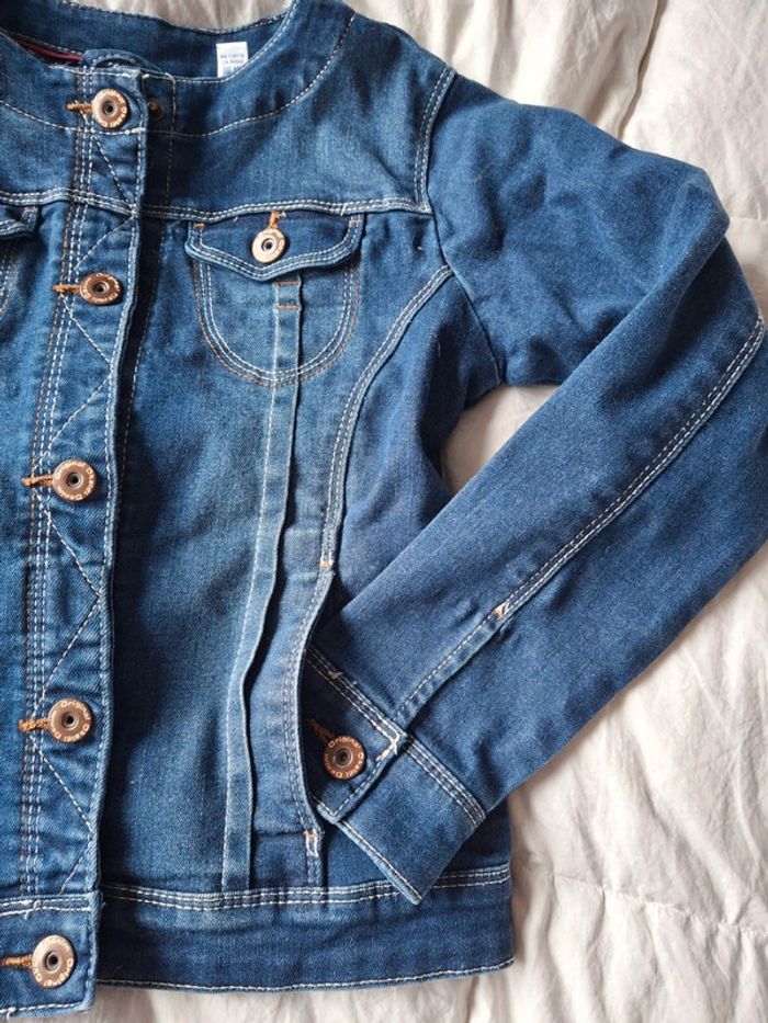 Veste en jean fille taille 8 ans - photo numéro 3