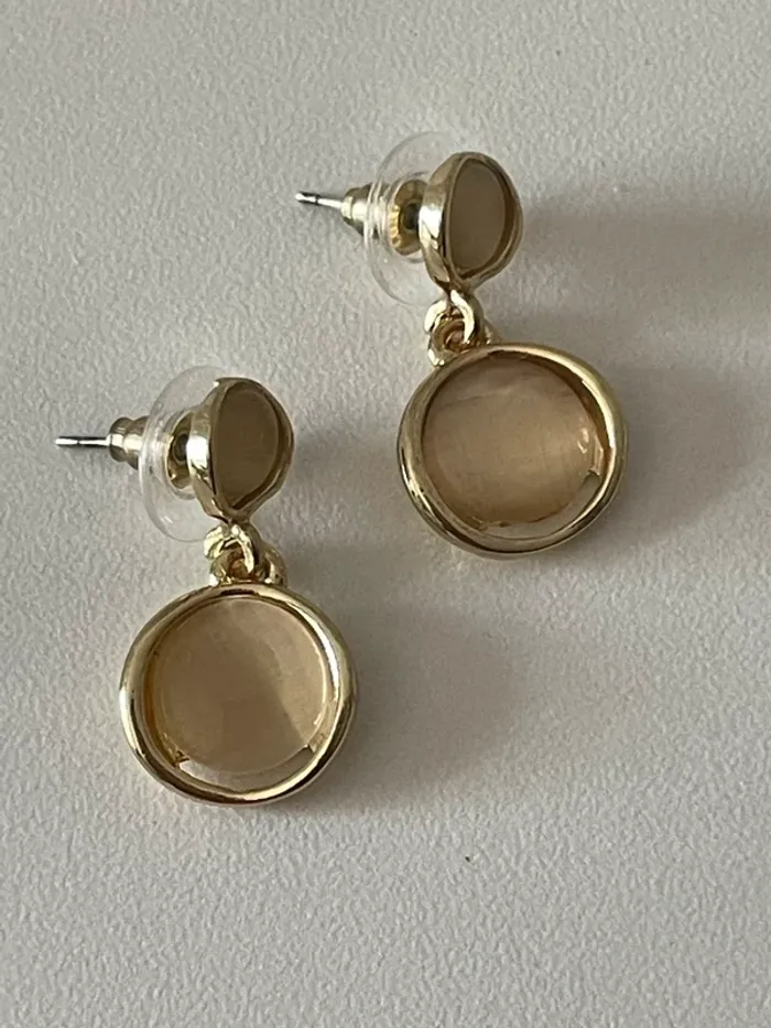 Boucles d’oreille du groupe MaxMara intrend sans logo sans étiquette - photo numéro 4