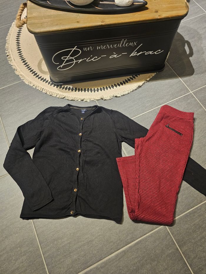 Gilet + treggind kiabi 12 ans