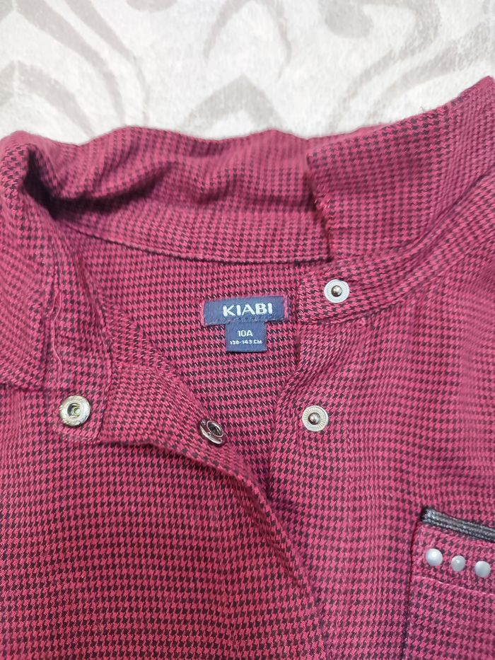 Robe bordeaux taille 10 ans - photo numéro 3