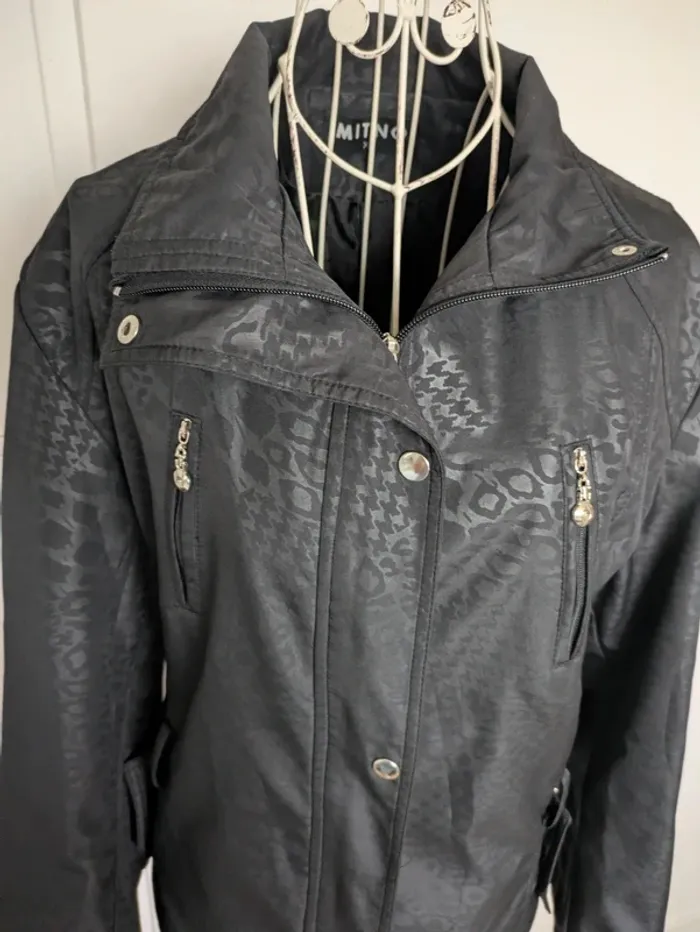 Veste imperméable demi-saison noire 42 - photo numéro 2