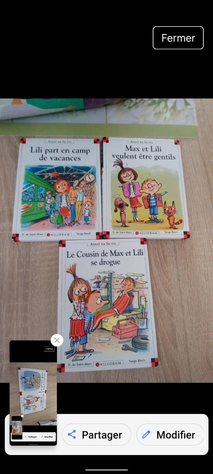 Lot 9 livres max et lili - photo numéro 3